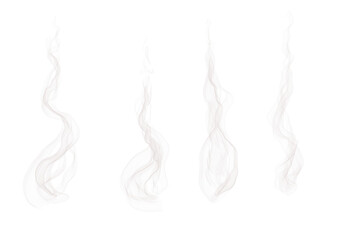 smoke isolated on white background