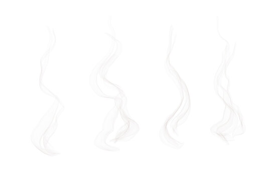 smoke isolated on white background