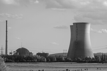 Das abgeschaltete Kernkraftwerk in Grafenrheinfeld