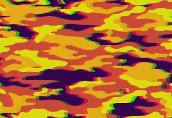 Camouflage night glitch army texture background