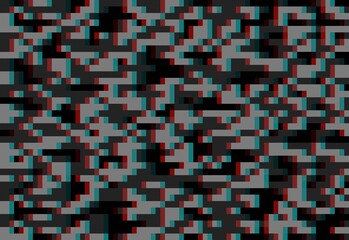 Camouflage glitch army texture background