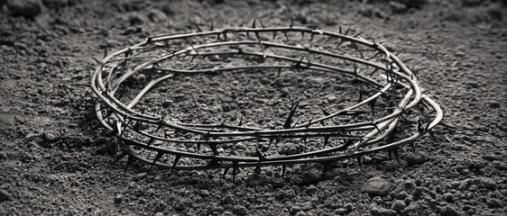 Thorn wreath with crown shadow