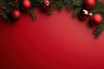 Cute little girl 2-4 with a red bow prepares Christmas gingerbread cookies in the New Year's kitchen.. Beautiful simple AI generated image