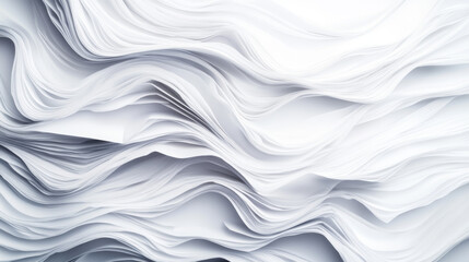 Obraz premium Abstract texture of a stack of white paper.