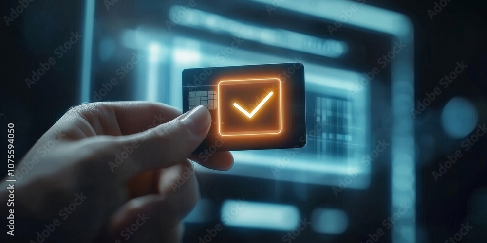 Poster an individual successfully confirms a secure online payment transaction utilizing a credit card via 