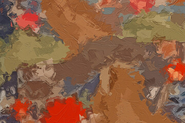 
garden, rose, smear, saturated, dye, romantic, vibrant, paintings, impressionism, artistic, paint,...