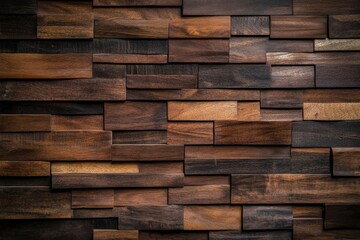 wooden coffee brown wood background planks floor wall cladding - generative ai. Beautiful simple AI generated image