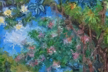 
garden, rose, smear, saturated, dye, romantic, vibrant, paintings, impressionism, artistic, paint, flower, art, oil, illustration, floral, canvas, drawing, colorful, leaf, bouquet, wallpaper, decorat