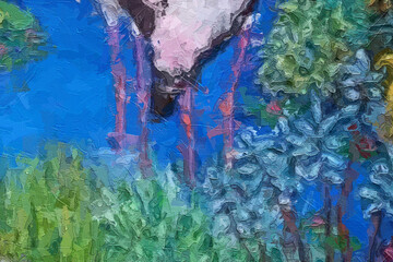 
garden, rose, smear, saturated, dye, romantic, vibrant, paintings, impressionism, artistic, paint, flower, art, oil, illustration, floral, canvas, drawing, colorful, leaf, bouquet, wallpaper, decorat