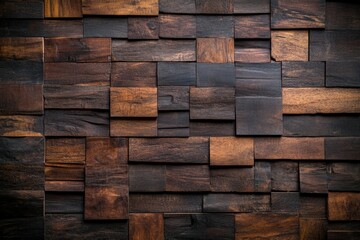 old wood background texture with striped multi-colored wood. Beautiful simple AI generated image