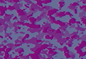 Camouflage texture neon pink background