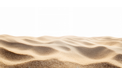 Desert sand dunes, golden waves, rippling texture, sunlit landscape, barren wilderness, arid environment, natural patterns, wind-sculpted terrain, sandy expanse, desolate beauty, warm tones