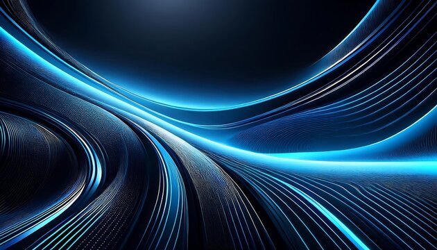  A futuristic abstract background features a blue tech design with shiny modern lines and ge_1(286)