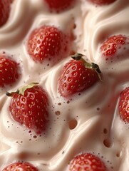 Strawberries in Cream	