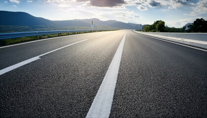 Naklejka premium road in the mountains