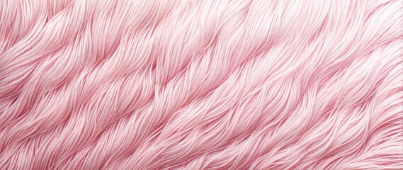 Fototapeta premium Soft pink faux fur texture close-up in pastel colors. Smooth, fluffy and luxurious surface warm, comfortable and elegant. for backgrounds, fashion concepts and cozy design themes