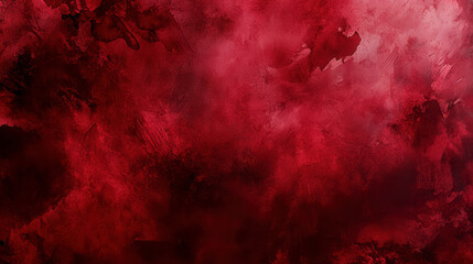 Abstract red texture with bold colors and dynamic brush strokes creating a vivid atmosphere, ideal for artistic backgrounds or design elements