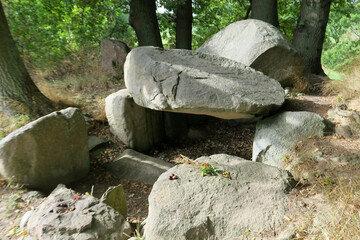 Megalithgrab auf R&uuml;gen - megalithic grave in Northern Germany