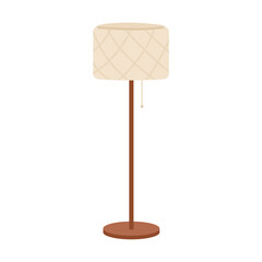 Electric floor lamp for interior design