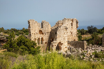 Ancient city Kanli divane located in Mersin province in Turkey