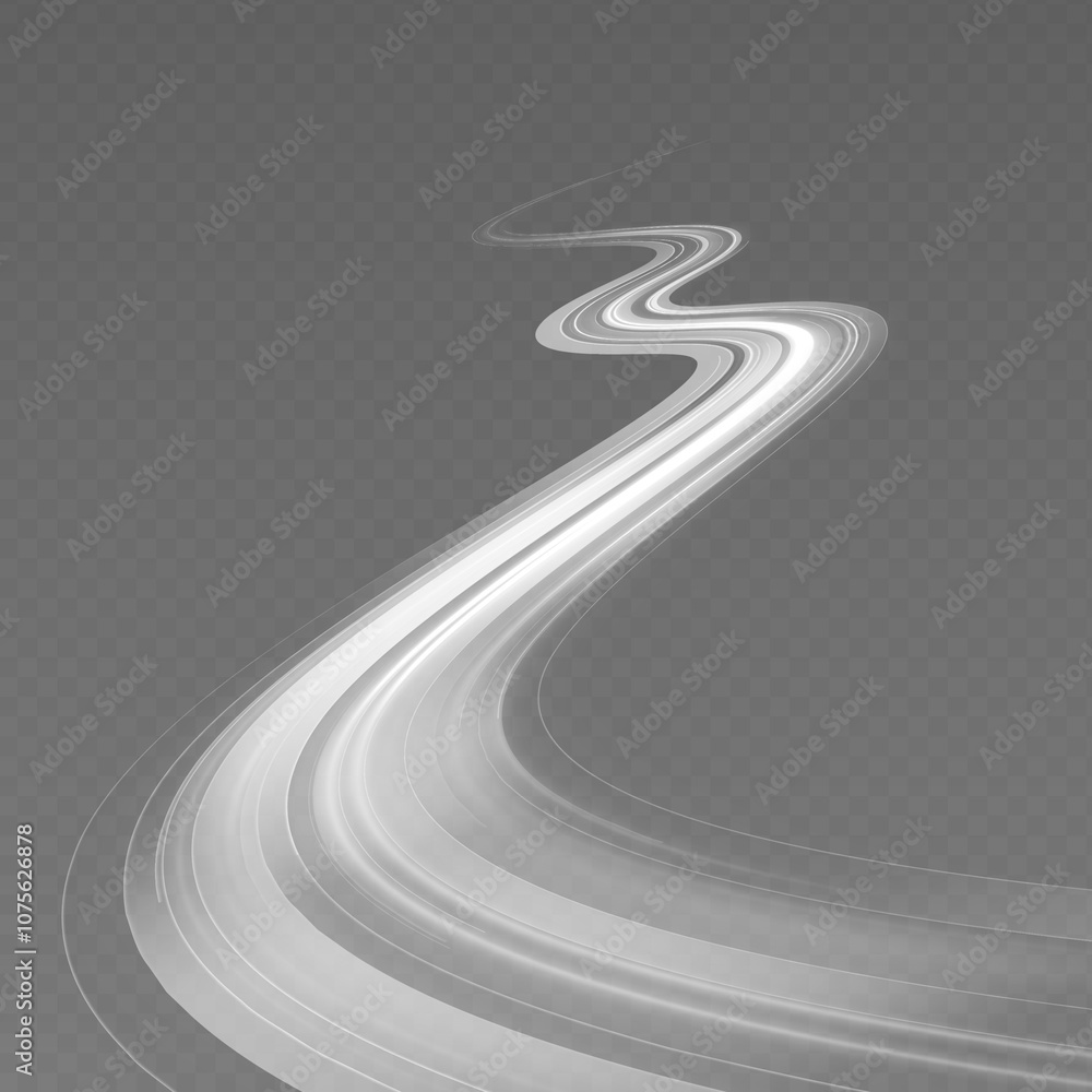 Poster a large set of low-poly designs made of thin lines in the form of branches, spirals and arcs. festiv