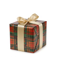 Christmas present festive wrapping holiday gifts photo asset white background