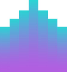 Fototapeta premium blue and purple gradient blocks shape
