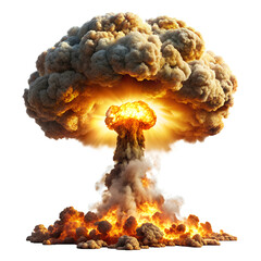 Explosion nuclear bomb