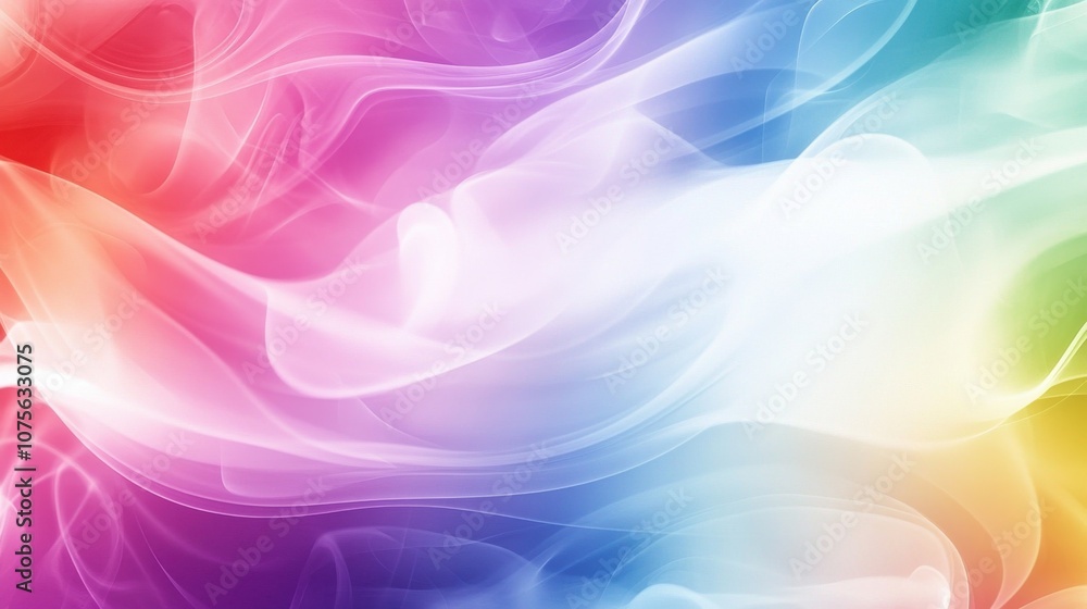 Aufkleber vibrant abstract background featuring colorful swirling patterns and flowing shapes.