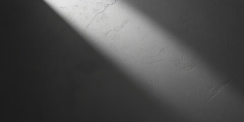 Minimalistic spotlighted background with soft light and textured surface