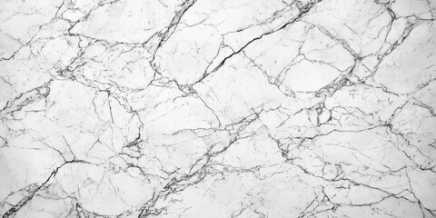 Obraz premium Elegant White Marble Texture with Subtle Grey Veins