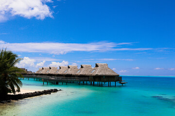 Overwater bungalow in Bora Bora