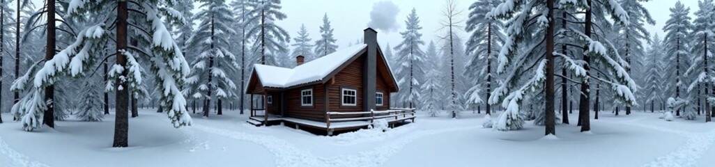 360 degree Winter Cabin in the Woods4.jpg, 360 degree Winter Cabin in the Woods