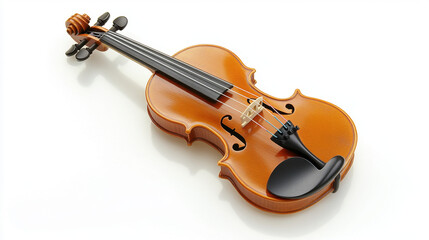 Fototapeta premium violin isolated on white