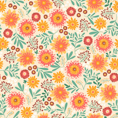 Glory of summer - floral print