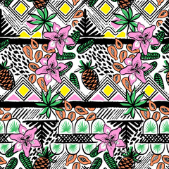 tropical abstract pattern