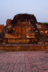 タイのアユタヤ遺跡