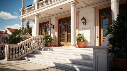 Fototapeta premium A photo of a residential property
