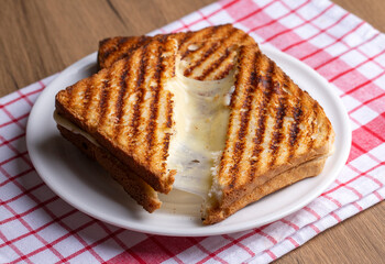 Turkish style cheddar cheese toast