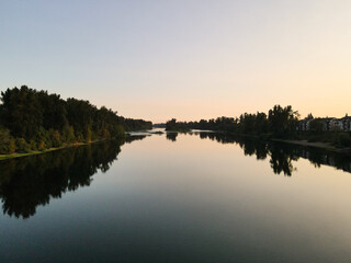 Obraz premium Sunrise on the River