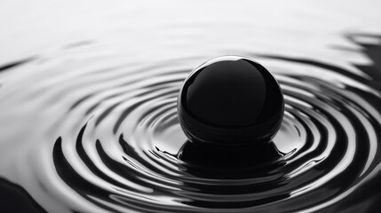 Black Sphere in Ripples