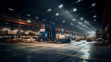A photo of an industrial warehouse in an investment
