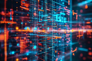 Fototapeta premium Big data technology