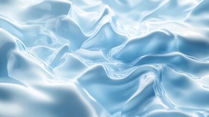 Abstract Blue Liquid Surface