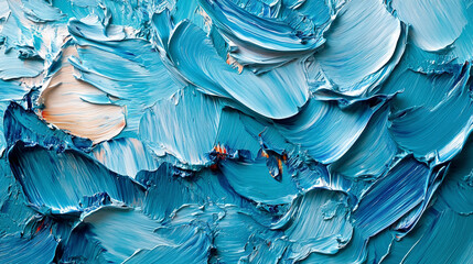 Textured blue painted background