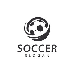 Obraz premium Soccer Logo or Football Club Sign 