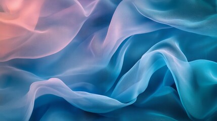 Obraz premium curves, blue and purple smooth