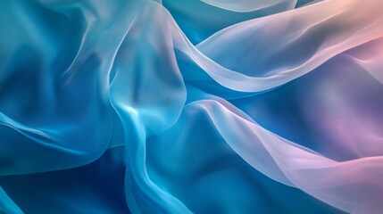 Obraz premium curves, blue and purple smooth