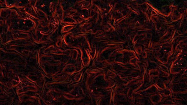 abstract background, moving illustration full of color and contrast