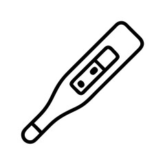 Digital Thermometer icon outline